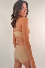Butter Me Up Triangle Bralette - Bare - Shake Your Bon Bon