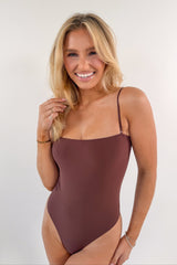 Butter Me Up Tube Bodysuit - Chocolate - Shake Your Bon Bon