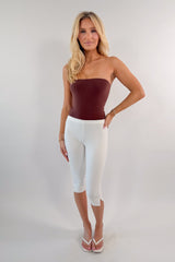 Butter Me Up Tube Bodysuit - Chocolate - Shake Your Bon Bon