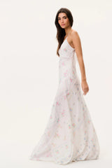 Castilla Silk Patchwork Maxi Dress ~ Rainbow Sprinkles - Shake Your Bon Bon