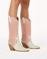Claudette Western Boot ~ Fondant - Chalk - Shake Your Bon Bon