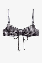 Cola Gingham Underwire Bikini Top ~ Blackberry Gingham - Shake Your Bon Bon