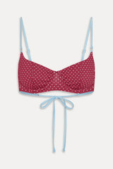 Cola Polka Dot Bikini Top ~ Tuscany - Shake Your Bon Bon