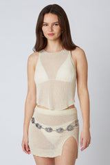 Come Sail Away Sheer Mini Skirt - Shake Your Bon Bon
