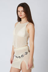 Come Sail Away Sheer Mini Skirt - Shake Your Bon Bon