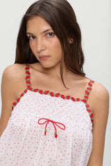 Coppola Cotton Babydoll Dress ~ Tiny Berry - Shake Your Bon Bon