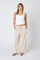 Checking In Cotton Pant