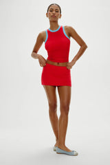 Cuddle Ribbed Tank Top ~ Cherry - Shake Your Bon Bon