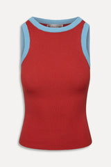 Cuddle Ribbed Tank Top ~ Cherry - Shake Your Bon Bon