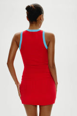 Cuddle Ribbed Tank Top ~ Cherry - Shake Your Bon Bon
