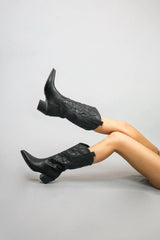Danilo Metallic Western Boot - Shake Your Bon Bon