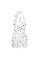 Deanna Halter Dress ~ Ivory Starlight - Shake Your Bon Bon