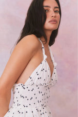Deanna Halter Dress ~ Ivory Starlight - Shake Your Bon Bon