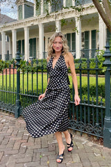 Deck the Halter Midi Dress - Shake Your Bon Bon