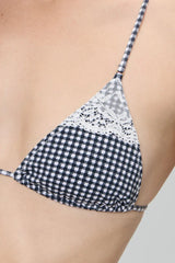Elena Micro Cotton Bikini Top ~ Midnight Wishes - Shake Your Bon Bon