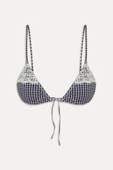 Elena Micro Cotton Bikini Top ~ Midnight Wishes - Shake Your Bon Bon