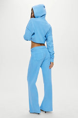 Emma Thermal Low Rise Pants ~ Lullaby Sky - Shake Your Bon Bon
