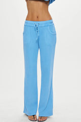 Emma Thermal Low Rise Pants ~ Lullaby Sky - Shake Your Bon Bon
