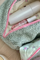 Teddy Cosmetic Pouch ~ Evergreen