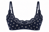 Butter Me Up Lace Bralette - Midnight Floral