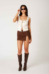 Front Runner Denim Mini Skort - Shake Your Bon Bon