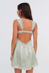 Holland Mini Dress ~ Green - Shake Your Bon Bon