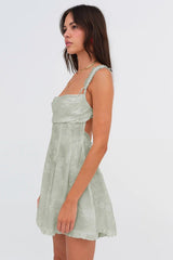 Holland Mini Dress ~ Green - Shake Your Bon Bon