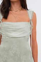 Holland Mini Dress ~ Green - Shake Your Bon Bon