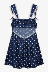 Holland Mini Dress ~ Navy - Shake Your Bon Bon