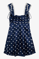 Holland Mini Dress ~ Navy - Shake Your Bon Bon