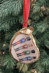 Oyster Shell Ornament ~ Nutcracker