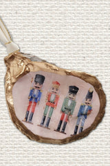 Oyster Shell Ornament ~ Nutcracker