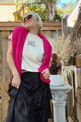 It's the Little Things Boxy Tee ~ French Cafe - Shake Your Bon Bon