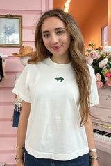 It's the Little Things Boxy Tee ~ Gator - Shake Your Bon Bon