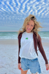 It's The Little Things Boxy Tee ~ Shamrock - Shake Your Bon Bon