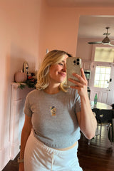 It's the Little Things Ribbed Baby Tee ~ Bead Dog - Shake Your Bon Bon