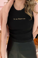 It's the Little Things Ribbed Baby Tee ~ Beignet Era - Shake Your Bon Bon
