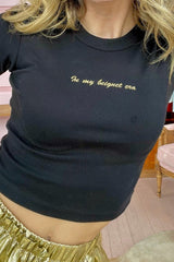 It's the Little Things Ribbed Baby Tee ~ Beignet Era - Shake Your Bon Bon