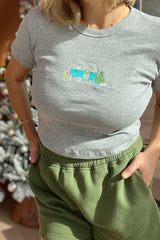 It's the Little Things Ribbed Baby Tee ~ Christmas Caravan - Shake Your Bon Bon