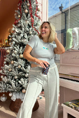 It's the Little Things Ribbed Baby Tee ~ Christmas Caravan - Shake Your Bon Bon