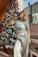 It's the Little Things Ribbed Baby Tee ~ Christmas Caravan - Shake Your Bon Bon