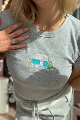 It's the Little Things Ribbed Baby Tee ~ Christmas Caravan - Shake Your Bon Bon