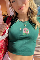 It's the Little Things Ribbed Baby Tee ~ Christmas Shotgun House - Shake Your Bon Bon