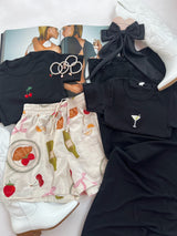 It's the Little Things Ribbed Baby Tee ~ Dirty Martini - Shake Your Bon Bon
