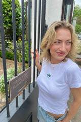 It's the Little Things Ribbed Baby Tee ~ Gator - Shake Your Bon Bon