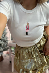 It's the Little Things Ribbed Baby Tee ~ Nutcracker - Shake Your Bon Bon