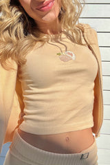 It's the Little Things Ribbed Baby Tee ~ Oyster - Shake Your Bon Bon