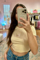 It's the Little Things Ribbed Baby Tee ~ Oyster - Shake Your Bon Bon