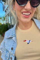 It's the Little Things Ribbed Baby Tee ~ Pelican - Shake Your Bon Bon