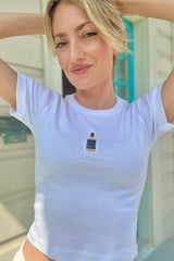 It's the Little Things Ribbed Baby Tee ~ Tennessee Whiskey - Shake Your Bon Bon